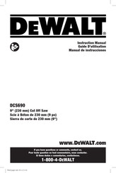 DeWalt DCS690 Manual De Instrucciones