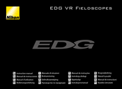 Nikon EDG Fieldscope 85-A VR Manual De Instrucciones