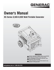 Generac XG7000E Manual Del Propietário