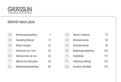 Grasslin talento taxxi plus Instrucciones De Uso