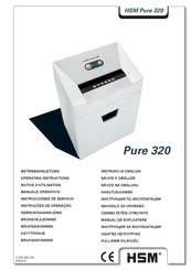 HSM Pure 320 Instrucciones De Servicio