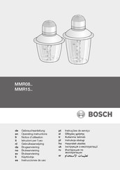 Bosch MMR08 Serie Instrucciones De Uso