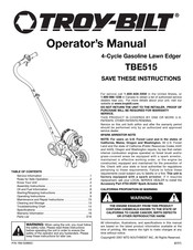 Troy-Bilt TBE515 Manual Del Usuario