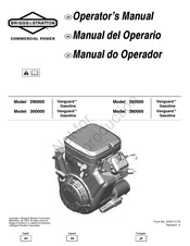 Briggs & Stratton Vanguard 290000 Manual Del Operario