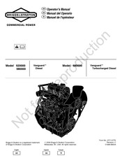 Briggs & Stratton Vanguard 520000 Manual Del Operario