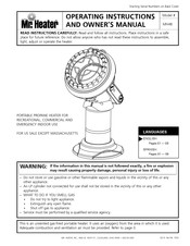 Mr. Heater MH4B Instrucciones De Uso Y Manual Del Usuario