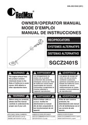 RedMax SGCZ2401S Manual De Instrucciones