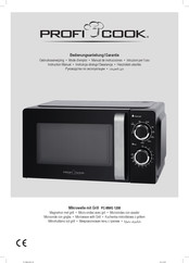 Profi Cook PC-MWG 1208 Manual De Instrucciones