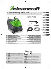 CleanCraft HDR H-78-18 Manual De Instrucciones, Uso Y Mantenimiento