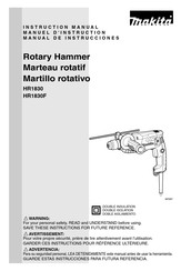 Makita HR1830 Manual De Instrucciones