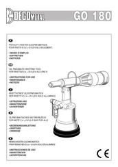 Degometal GO 180 Instrucciones De Uso Y Manutención