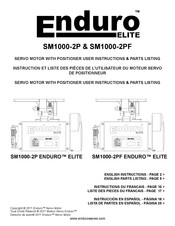 Enduro Elite SM1000-2PF Instrucciones Para El Uso Y Lista De Piezas