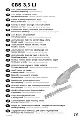 IKRA GBS 3,6 LI Instrucciones De Manejo