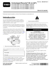 Toro Recycler 20377 Manual Del Operador