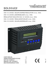 Velleman SOL30UC2 Manual Del Usuario