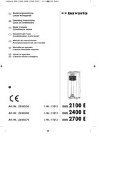 Bavaria BMK 2700 E Manual De Instrucciones