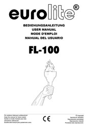 EuroLite FL-100 Manual Del Usuario