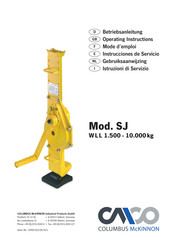 Columbus McKinnon SJ 100 Instrucciones De Servicio