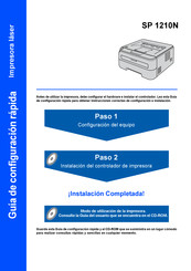 Ricoh SP 1210N Guía De Configuración Rápida