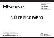 Hisense HLE3214DG Guia De Inicio Rapido