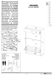 FMD Furniture 456-001 Instrucciones De Montaje