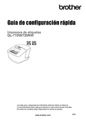 Brother QL-710W Guía De Configuración Rápida