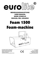 EuroLite Foam 1500 Manual Del Usuario