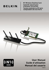 Belkin N1 VISION Manual Del Usuario
