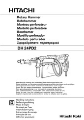 Hitachi DH 24PD2 Instrucciones De Manejo