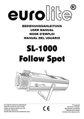 EuroLite SL-1000 Manual Del Usuario