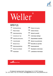 Weller WFE P 2 Manual De Uso