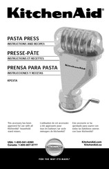 KitchenAid KPEXTA Instrucciones Y Recetas