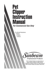 Sunbeam 078505 Manual De Instrucciones