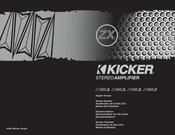 Kicker ZX850.2 Manual Del Propietário