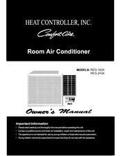 Heat Controller Comfort-Aire REG-243A Manual Del Usuario