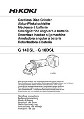 HIKOKI G 18DSL Instrucciones De Manejo