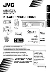 JVC KD-AHD69 Manual De Instrucciones