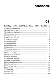 Ottobock 17B45 Instrucciones De Uso