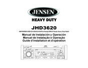 Jensen Heavy Duty JHD3620 Manual De Instalación Y Operación