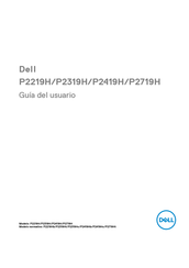 Dell P2219H Guia Del Usuario