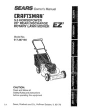 Sears Craftsman EZ3 917.387160 Manual Del Propietário Y Guía