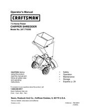 Sears Craftsman  247.776350 Manual Del Operador