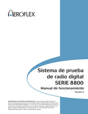 Aeroflex 8800SX Manual De Funcionamiento