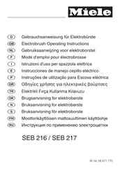 Miele SEB 216 Instrucciones De Manejo