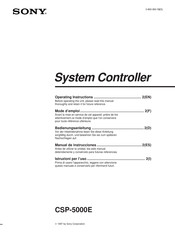 Sony CSP-5000E Manual De Instrucciones