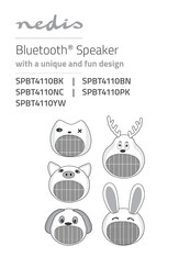 nedis SPBT4110YW Guia De Inicio Rapido