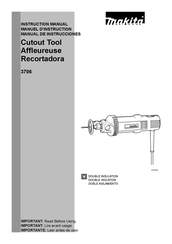 Makita 3706 Manual De Instrucciones