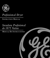 GE 106568 Manual De Instrucciones