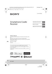 Sony XSP-N1BT Manual De Instrucciones