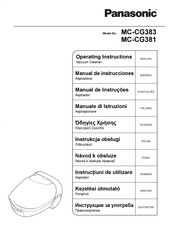 Panasonic MC-CG383 Manual De Instrucciones